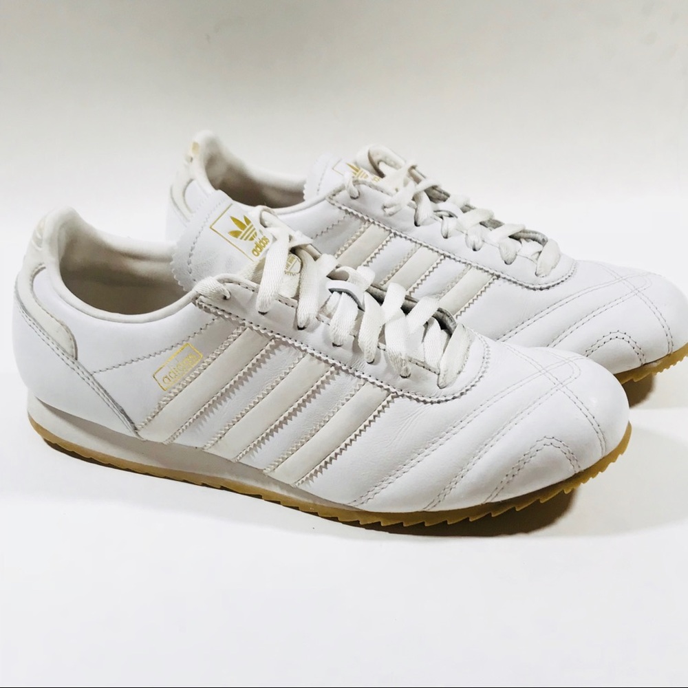 Adidas Retro Vintage Womens 7.5 Tennis Shoes Gold
